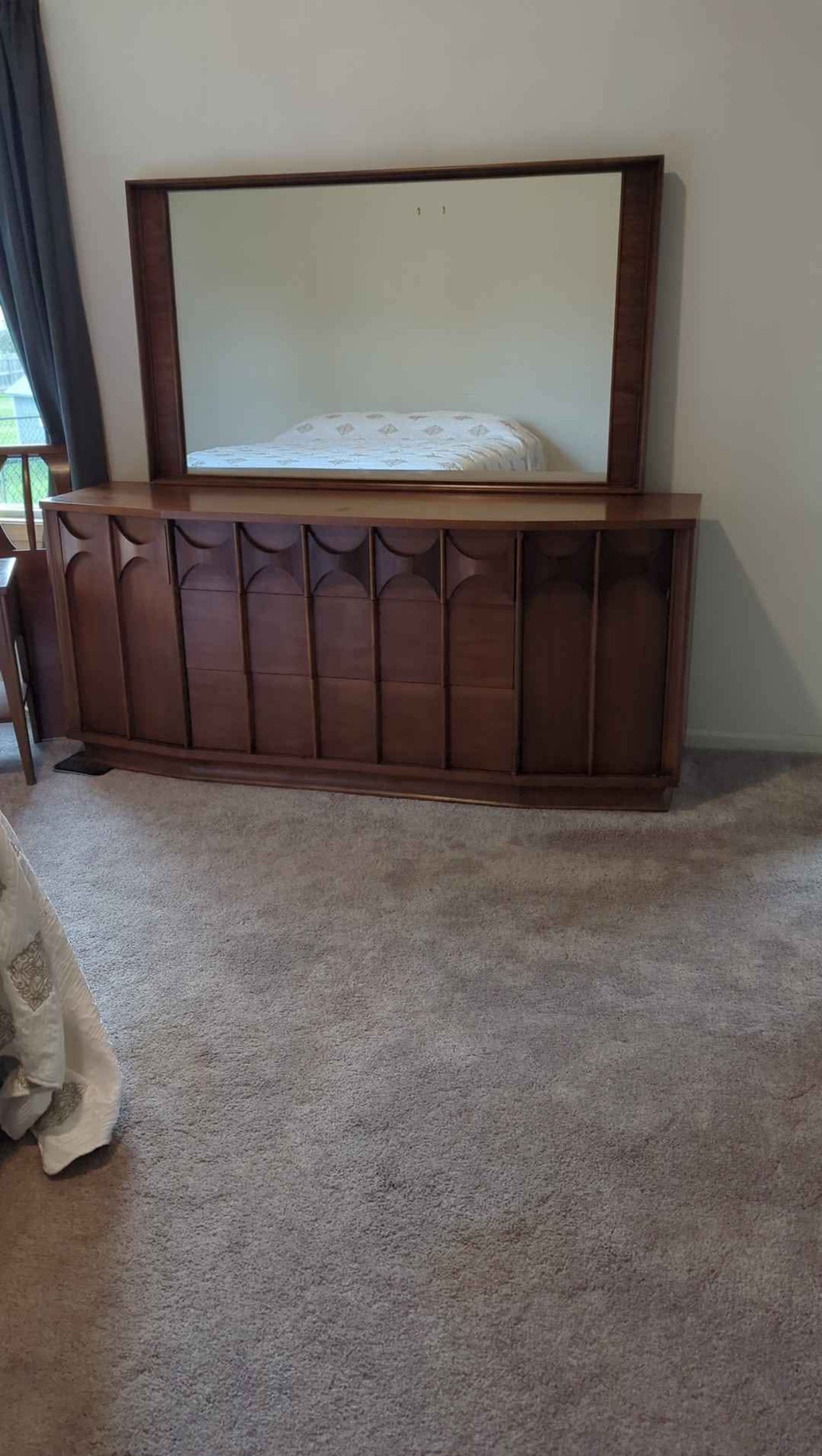 Kent Coffey Perspecta Pedestal 9 Drawer Dresser